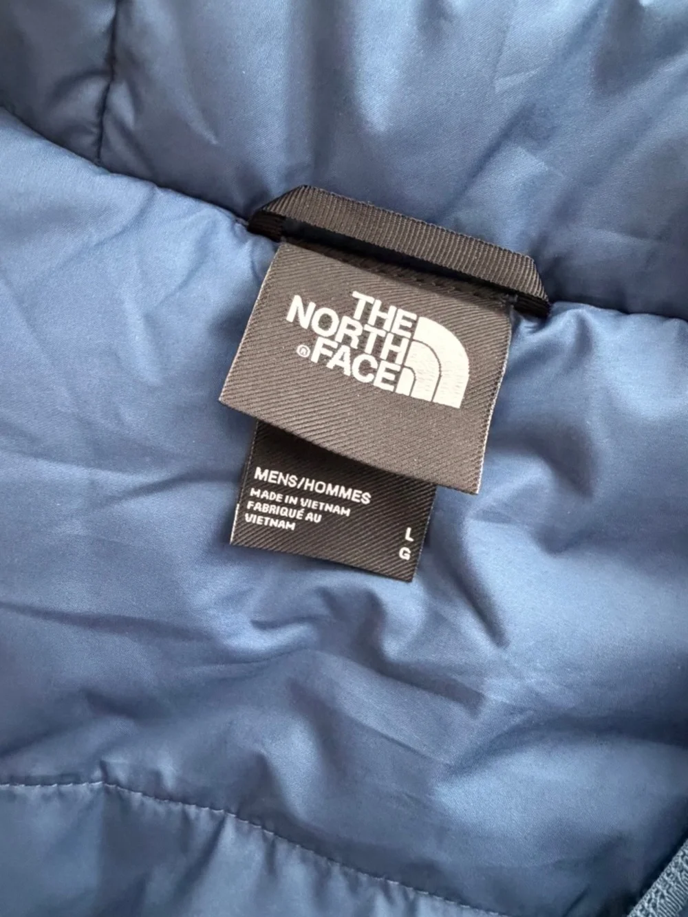 NWT The North Face Men’s Aconcagua 2 Hooded Down Puffer Jacket Shady Blue Size L